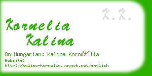 kornelia kalina business card